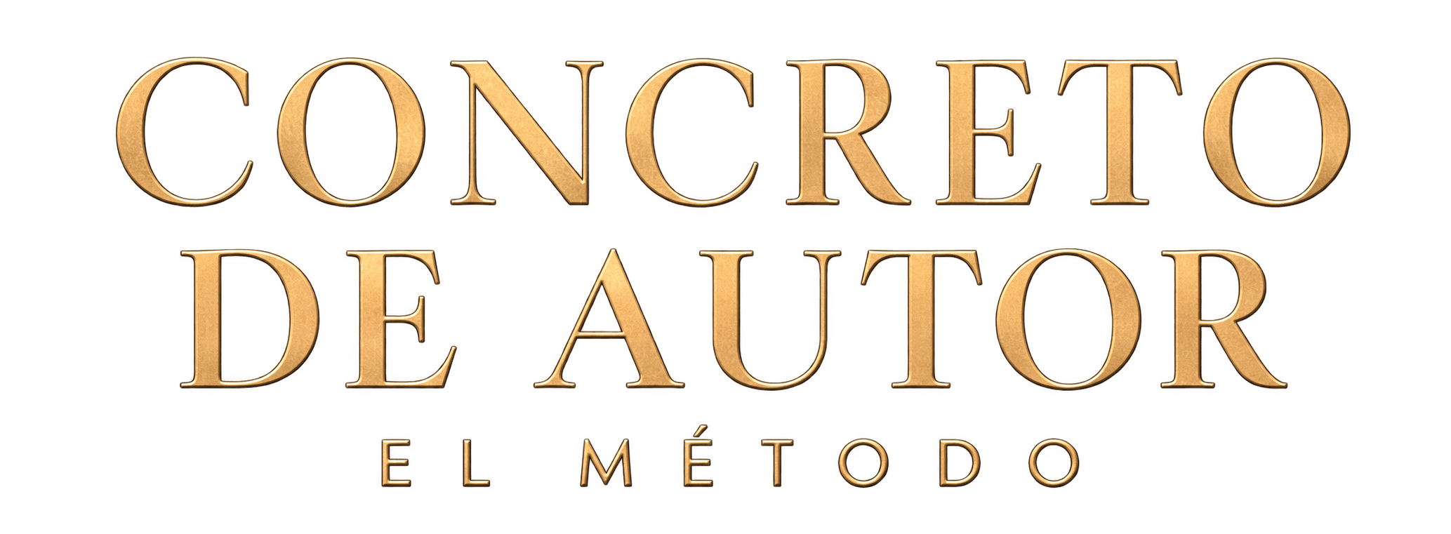 Concreto de Autor — El Método